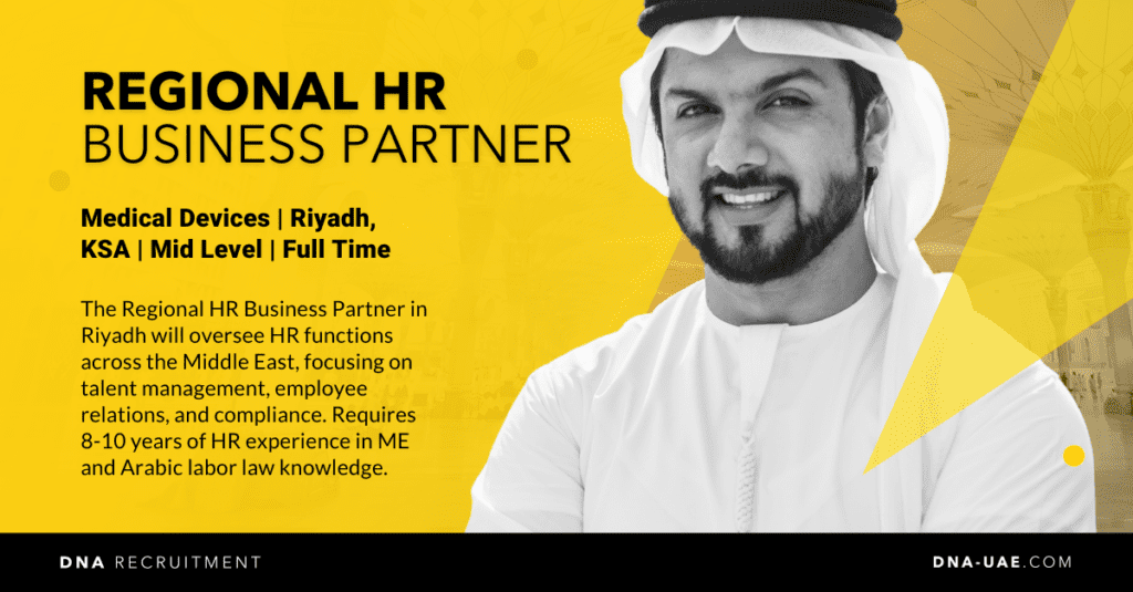 Regional HR Business Partner - Riyadh, KSA - Agnieszka Bednarz